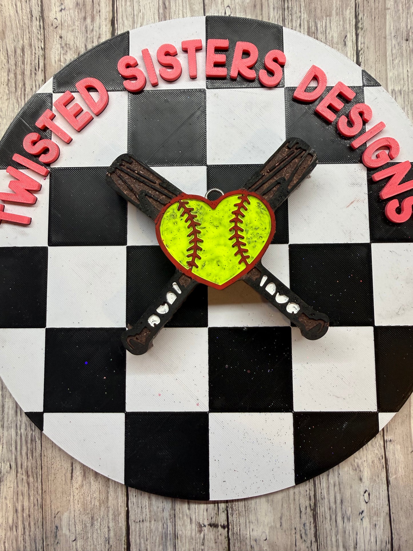 Crossed Bats.