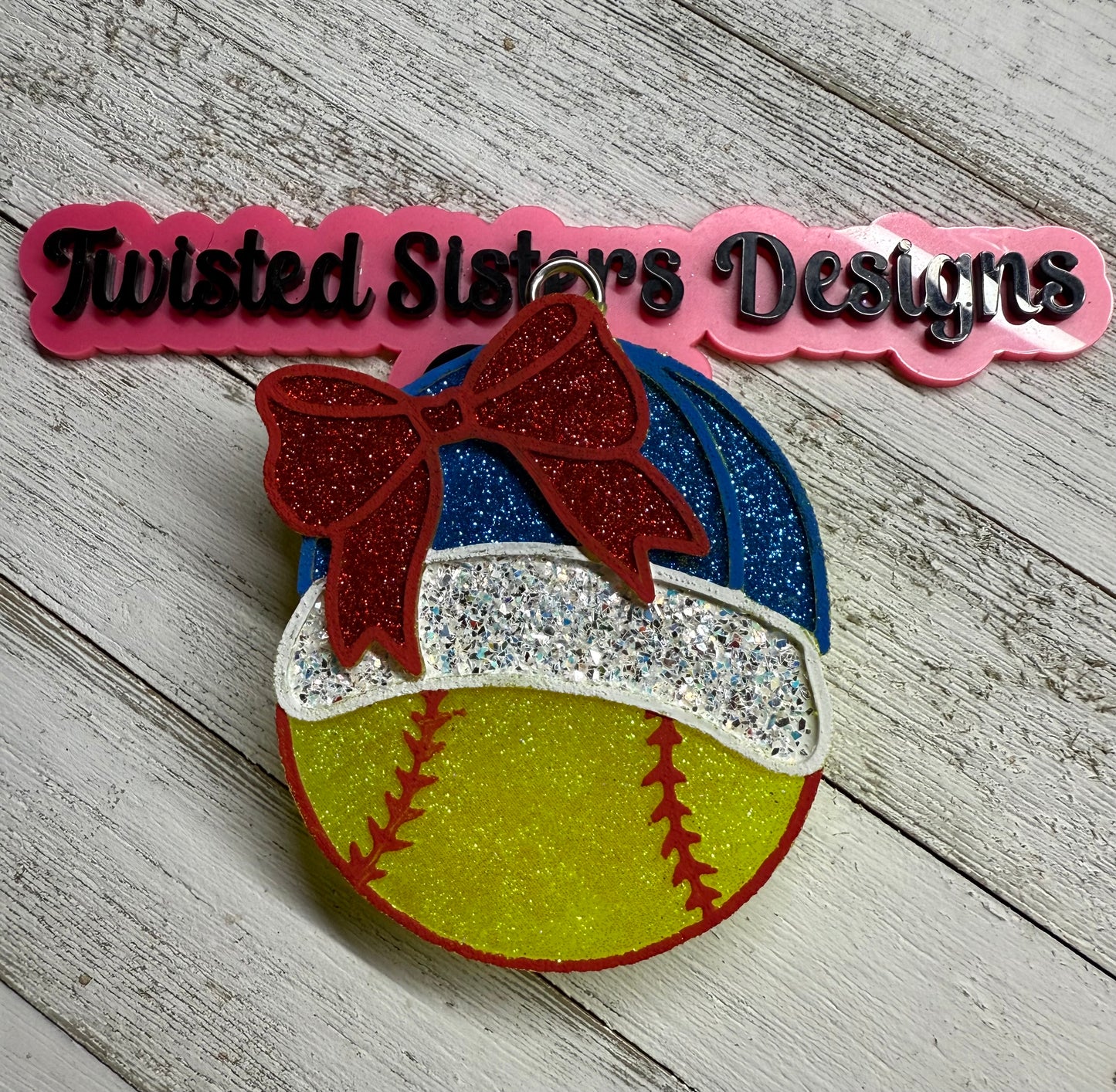 Ball w/ Bow & Cap.
