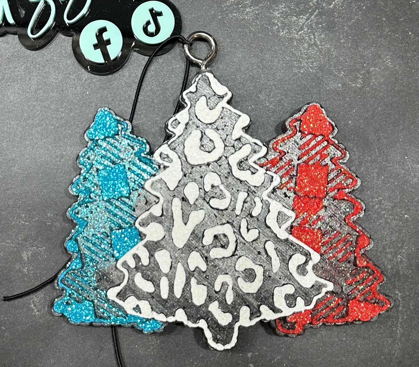 Cheetah & Checkered Trees.