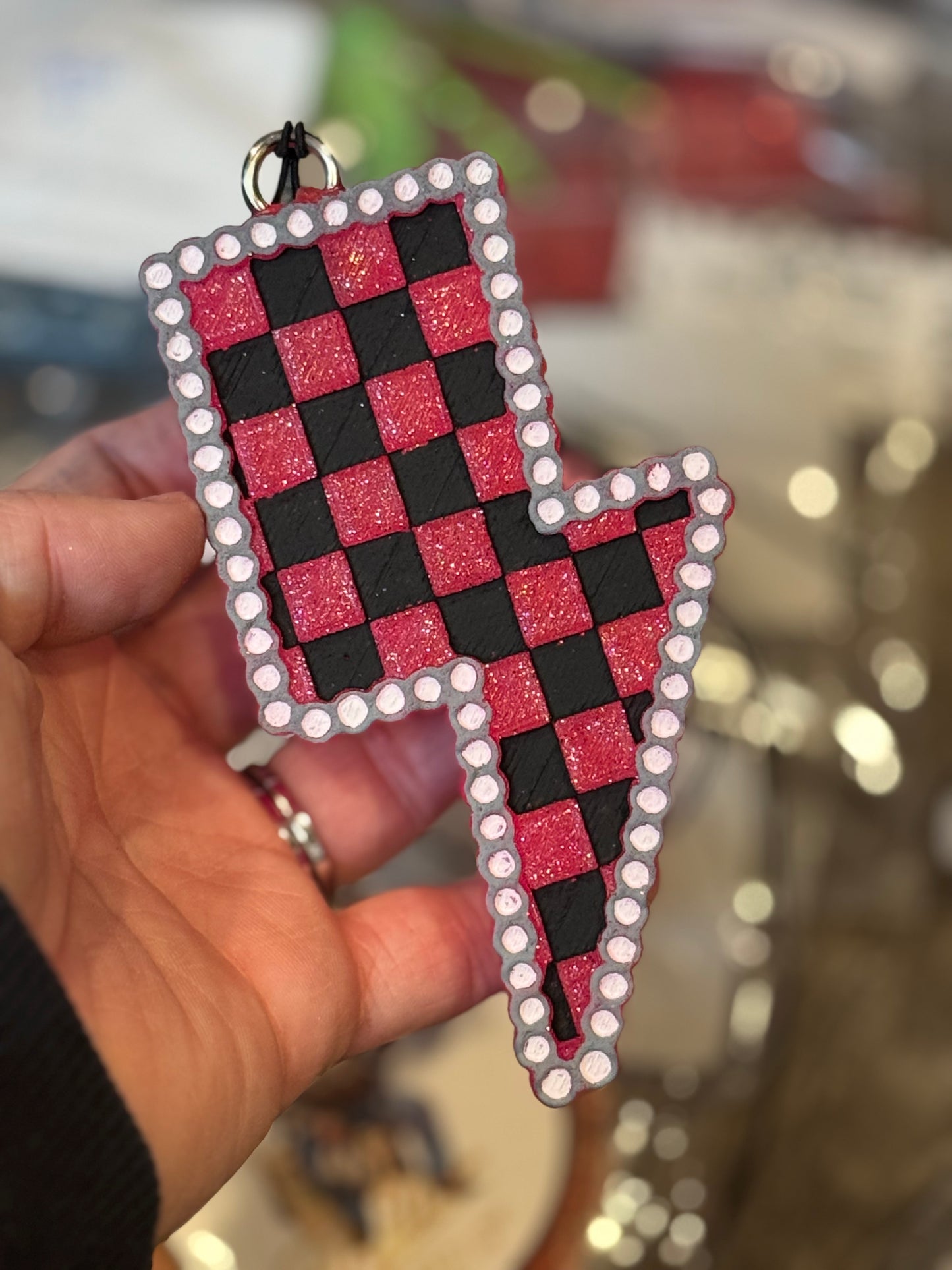 Checkered Lighting Bolt.