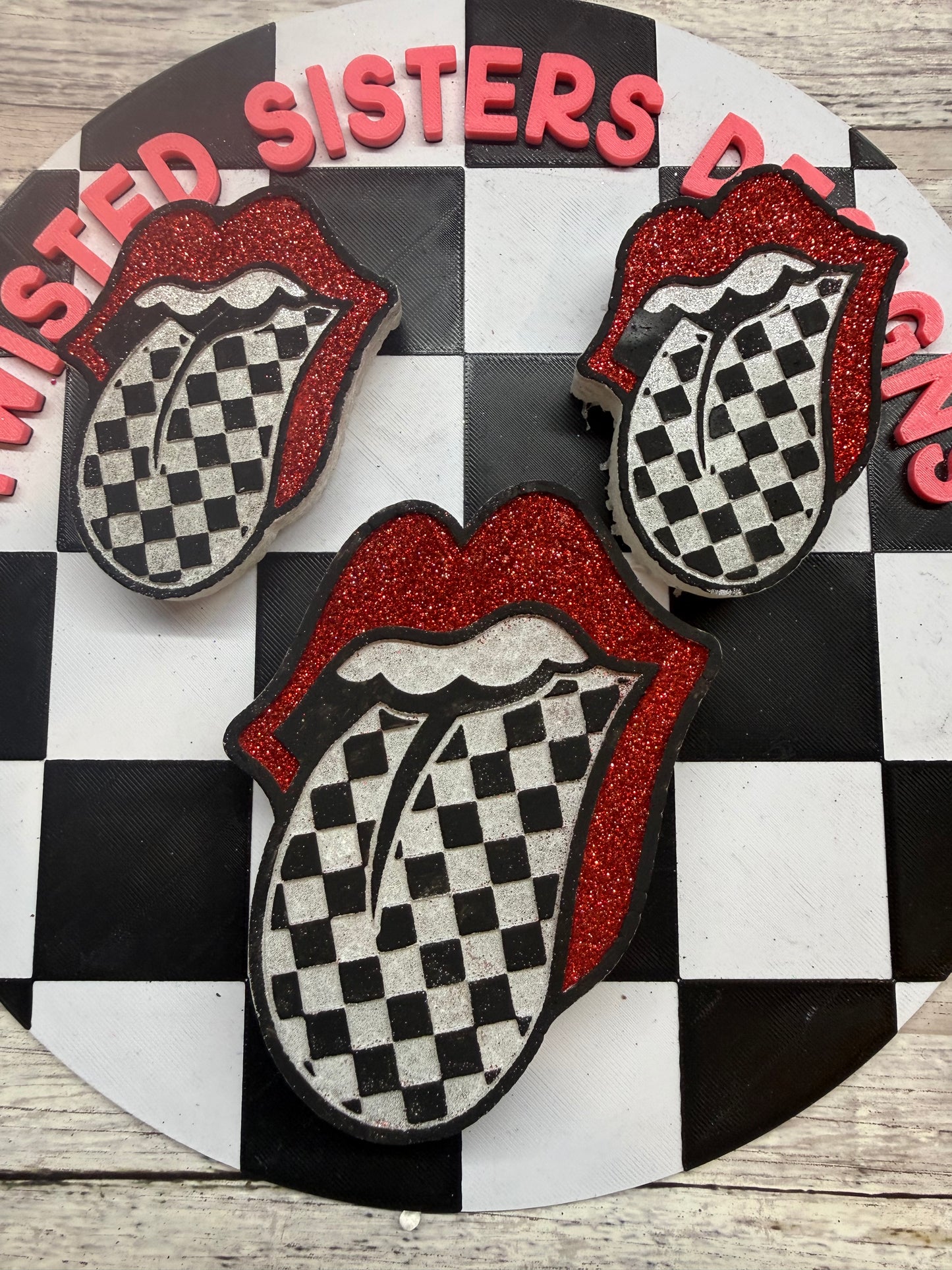 Checkered Tongue Set - Bump N Grind