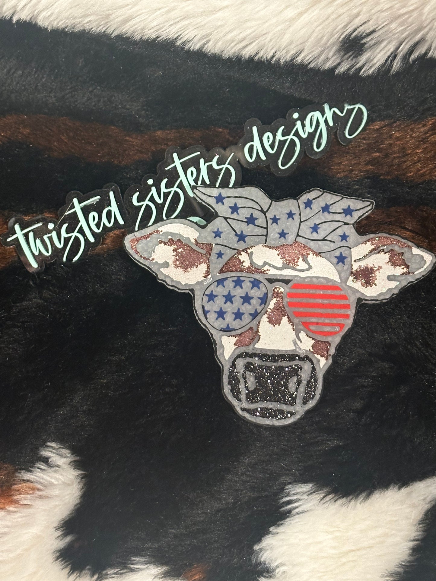 Patriotic Cow.