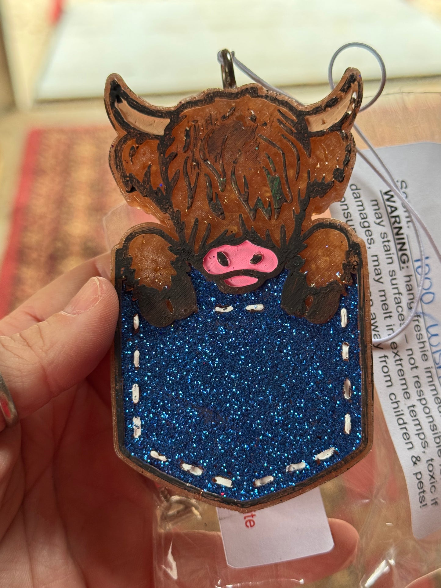 Highland Cow Pocket.