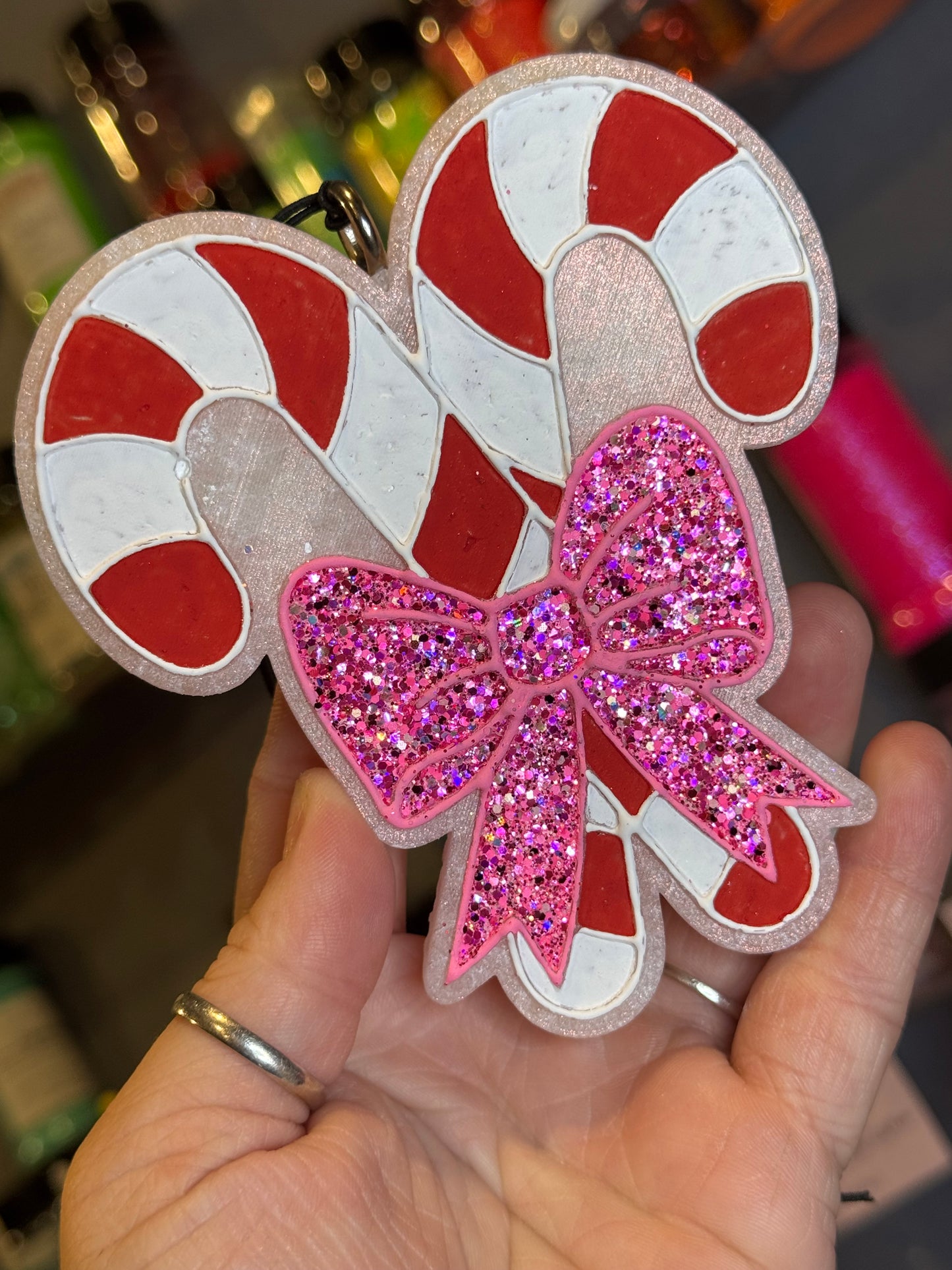 Candy Canes w/ Bow.