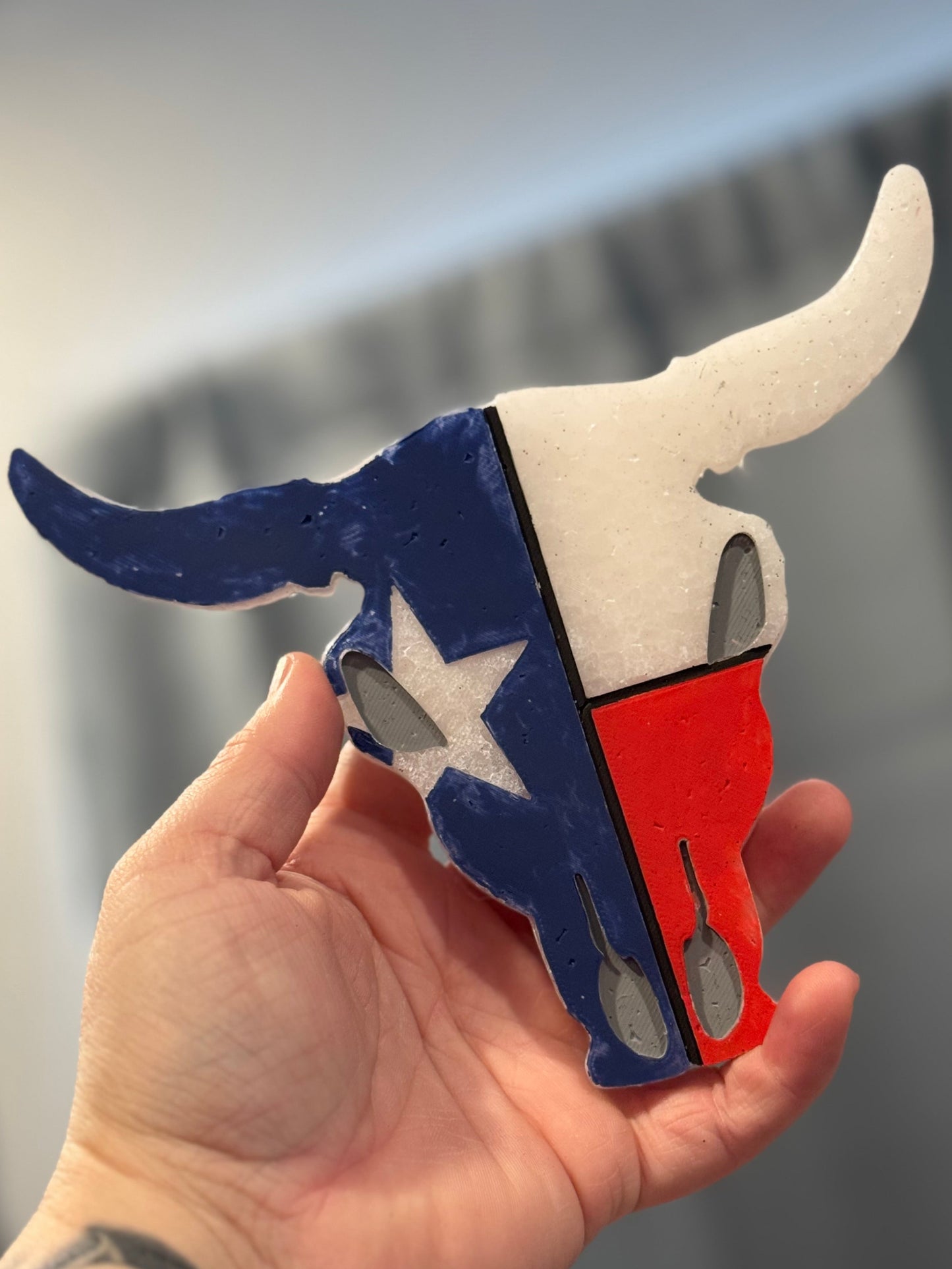 Texas Flag Bull Skull.