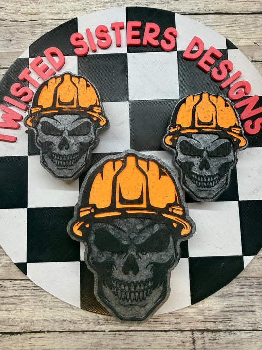 Skull w/ Hard Hat. {VC}