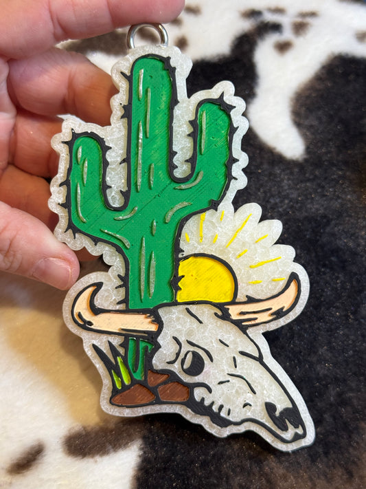 Cactus & Skull.