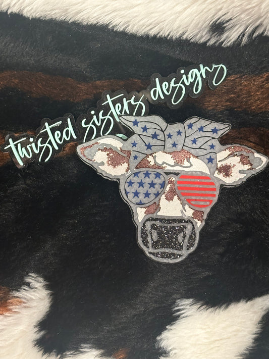 Patriotic Cow.