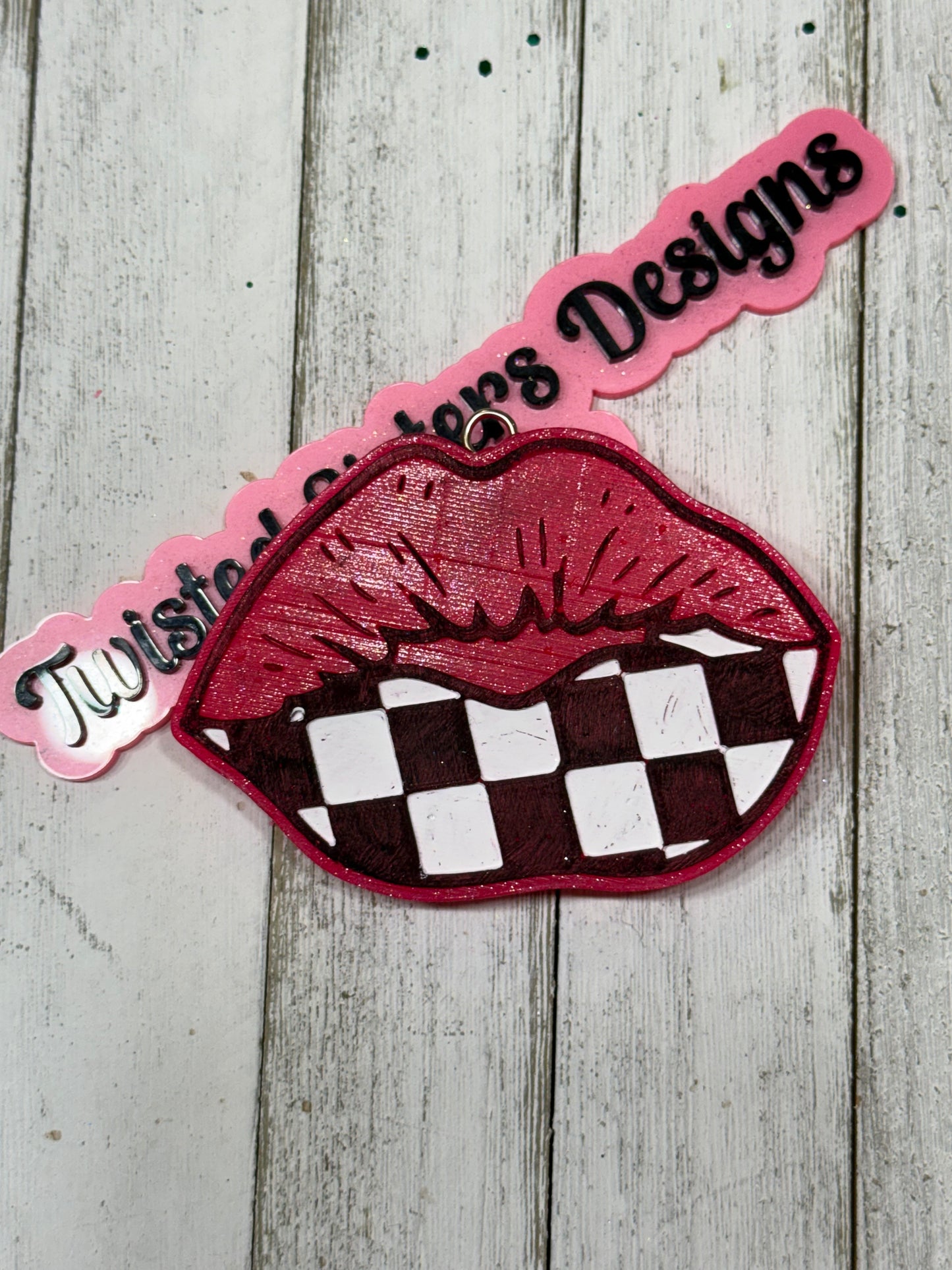 Checkered Lips.