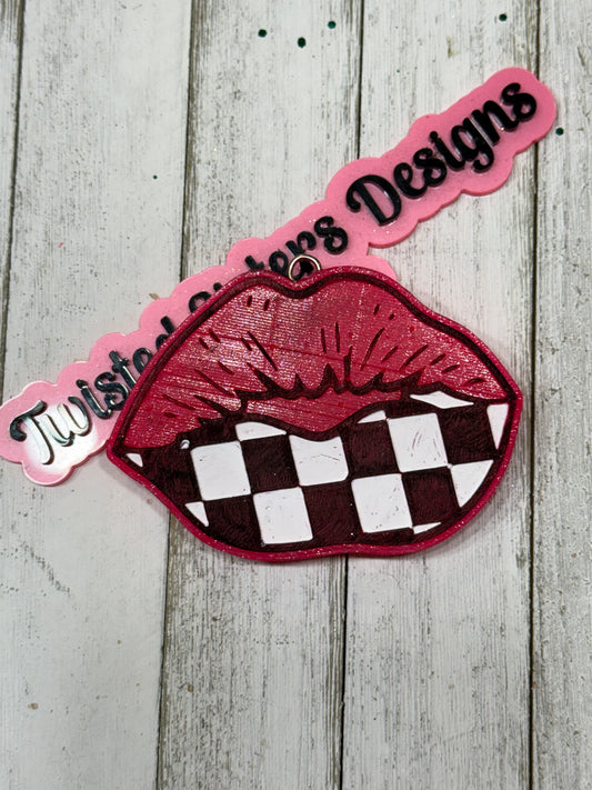 Checkered Lips.