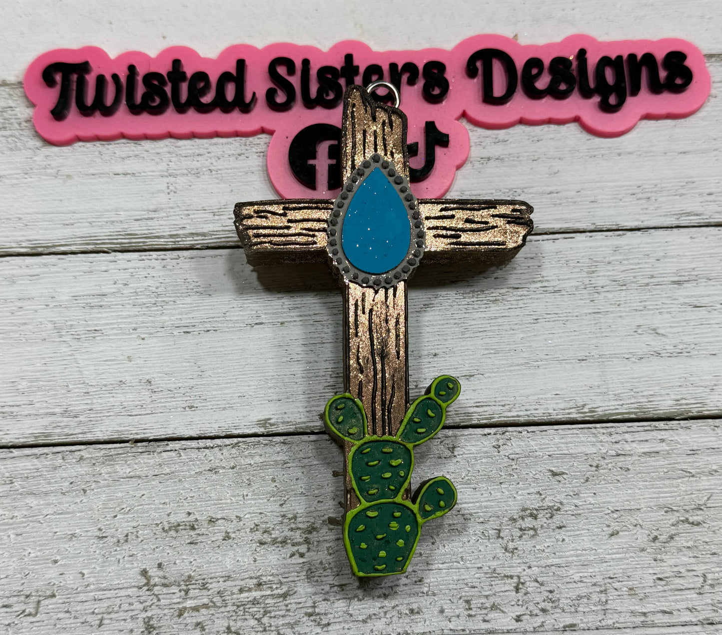 Concho Cross w/ Cactus.