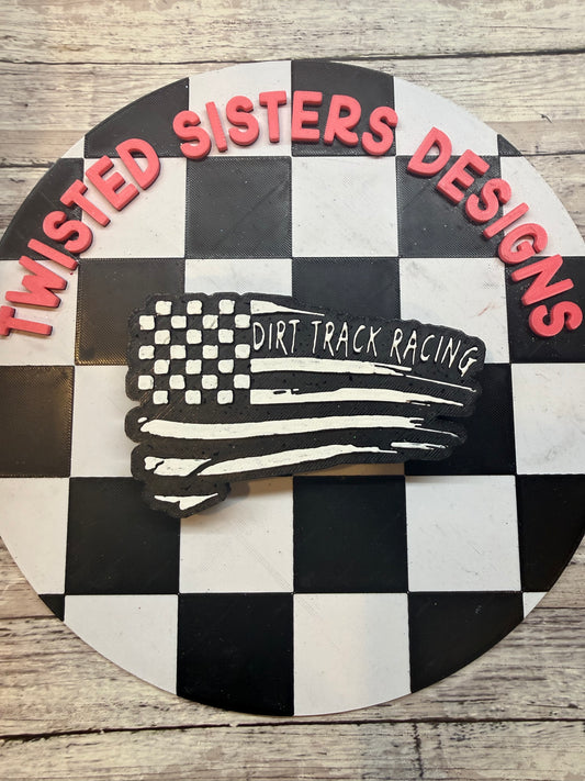 Dirt Track Racing Flag - New Car