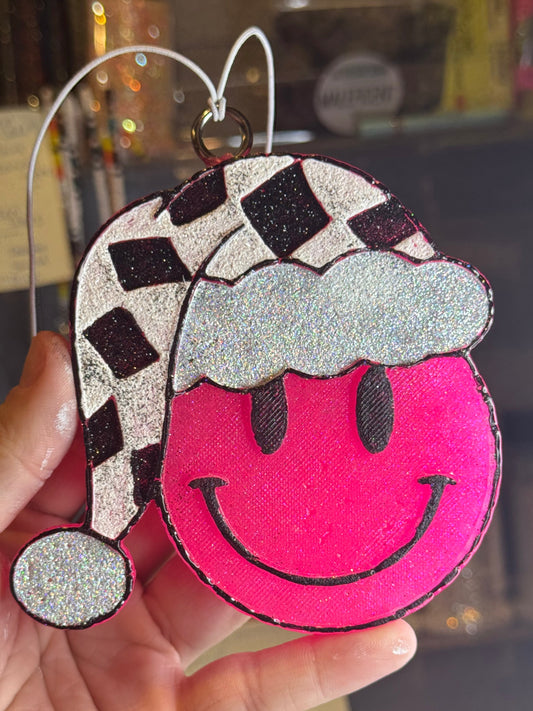Checkered Hat Smiley.