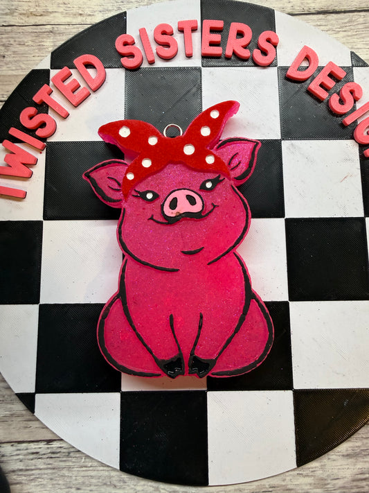 Pig With Bandana - Mahogany Coconut